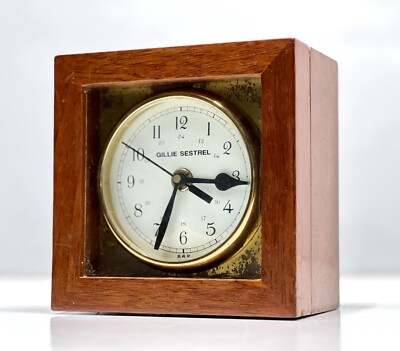 Antique Original Gillie Sestrel Old Vintage Ship Marine Chronometer