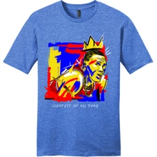 NEW Art Society x SWOD MJ RETRO GOAT Tee Shirt HEATHER ROYAL SM-4XLRGE MADE USA
