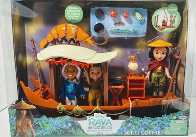 Raya And Crew Shrimp Boat Petite Playset Disney Raya And The Last Dragon 6 inch