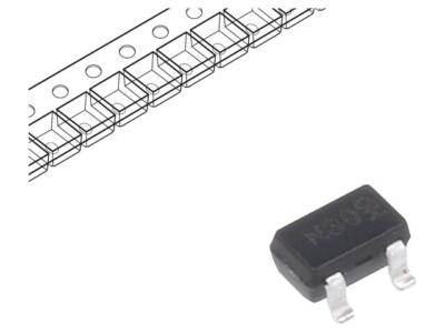 5X DMN3067LW-7 Transistor: N-MOSFET unipolar 30V 2,1A Idm: 10A 0,5W SOT323 DIOD