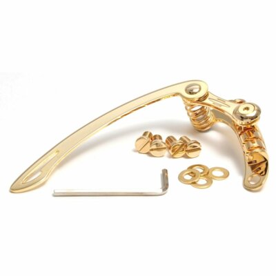 Goldolic von Duesenberg Les Trem LT2 Gold Tremolo Assembly für Les Paul. TLT2G
