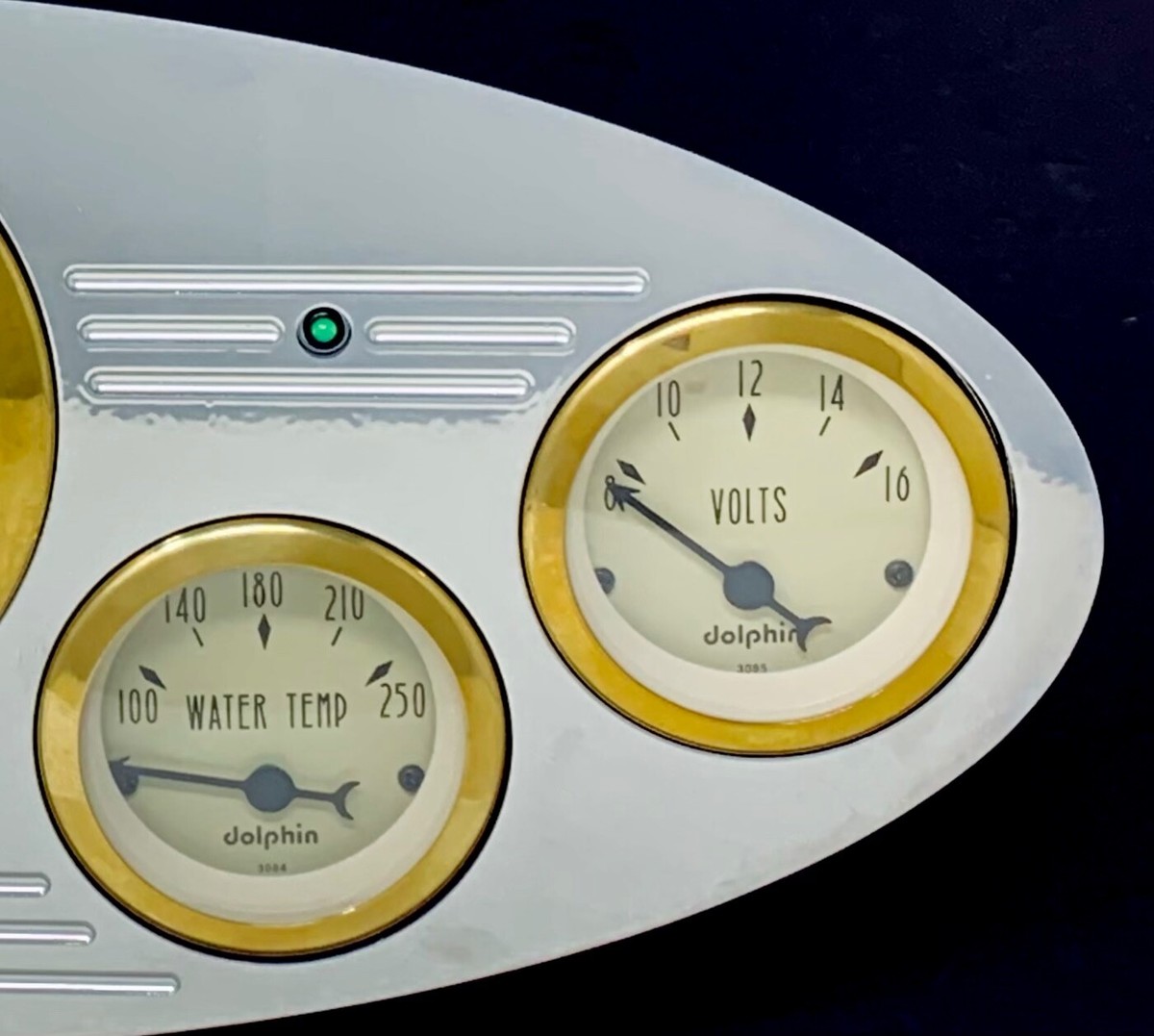 Dolphin Gauges 5-Gauge Dash Cluster Set For 1937-1938 Pontiac - Mechanical Speedometer & Electric Gauges