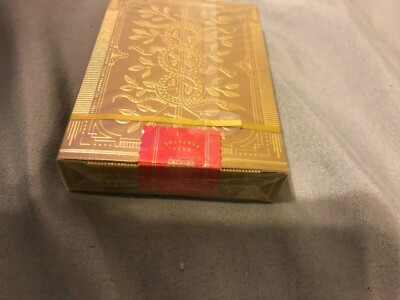 Gold Monarch Playing Cards by Theory11 Golden Monarchs deck Sealer