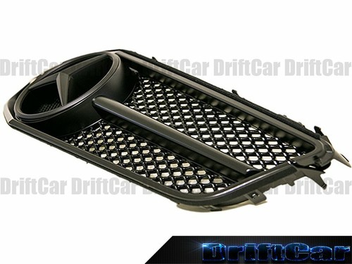 Fit with 10-13 W207 E-Class Coupe Front Fence Grille Matte Black MB-H Style Set - Picture 3 of 4