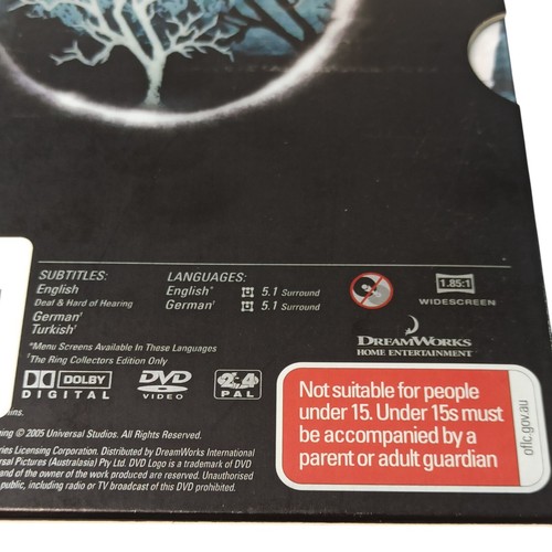 The Ring 1 2 Box Set DVD Horror Mystery Supernatural Video Tape Death R2, 4 VGC - Picture 8 of 24