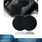 2pcs Car Cup Holder Anti Slip Insert Coaster Pad Mat Car Interior Accessories