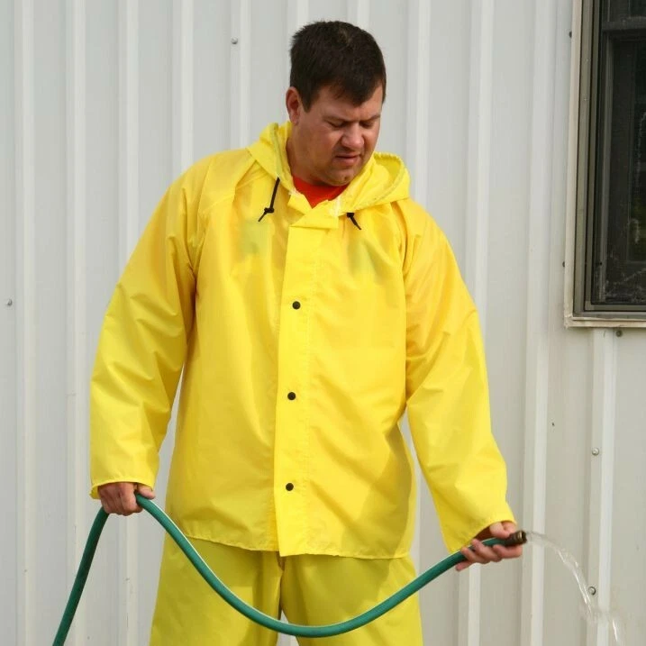 NEW Natwear Rain Jacket, Yellow, Mens size 2XL