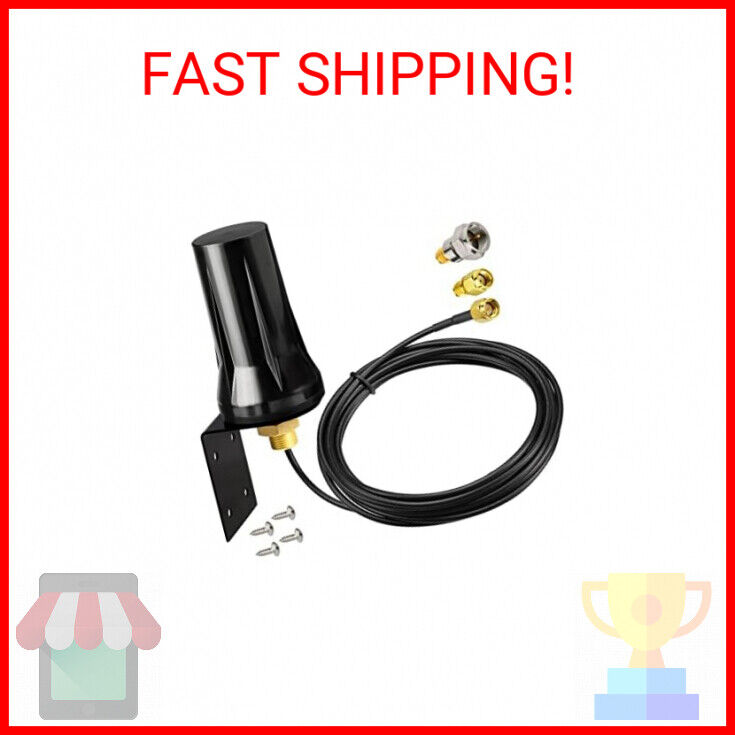 Outdoor Long Range Gate Opener Fiberglass Antenna For GTO Mighty Mule Mm571w Mm572w Mm371w Mm372w Mms100 Liftmaster Ghost All Series Controls Garage Gate Opener 433mhz Extended Antenna Eifagur