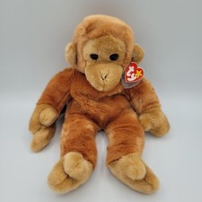 Vintage Ty Beanie Buddies 14  Bongo the Monkey Stuffed Toy 1998