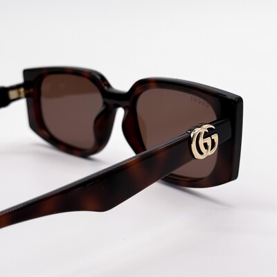 NEW GUCCI GG1534S 002 HAVANA BROWN SQUARE WOMEN SUNGLASSES GUCCI