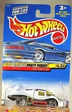 2000 Hot Wheels #42 Tony Hawk Skate Series 2/4 SOL-AIRE CX4 White w/Chrome 3 Sp