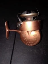 Vintage Spinster Airex Mark Vl Bache Brown fishing reel 