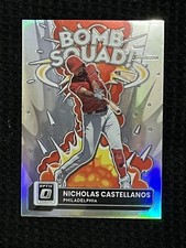 2022 Donruss Optic Bomb Squad Nicholas Castellanos Silver Prizm #BS-10 Phillies