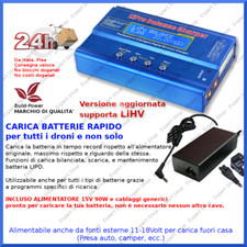  IMAX B6 CARICABATTERIE VELOCE SOFTAIR LIPO DRONE  LITIO  carica bilanciata PRO