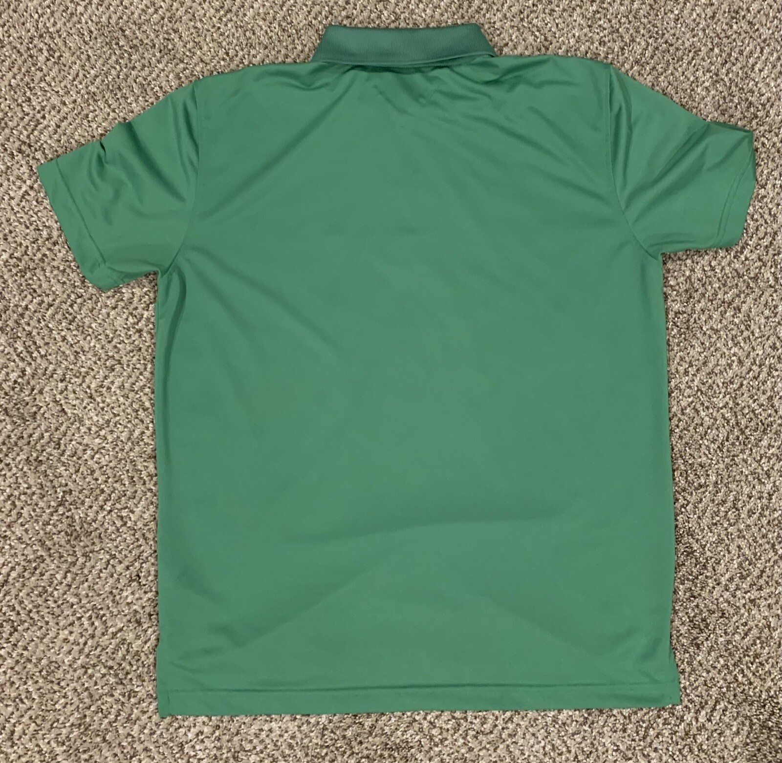 Tommy Hilfiger Polo Shirt Custom Fit Men's Medium Green Button Down