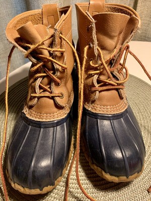 bean boots navy