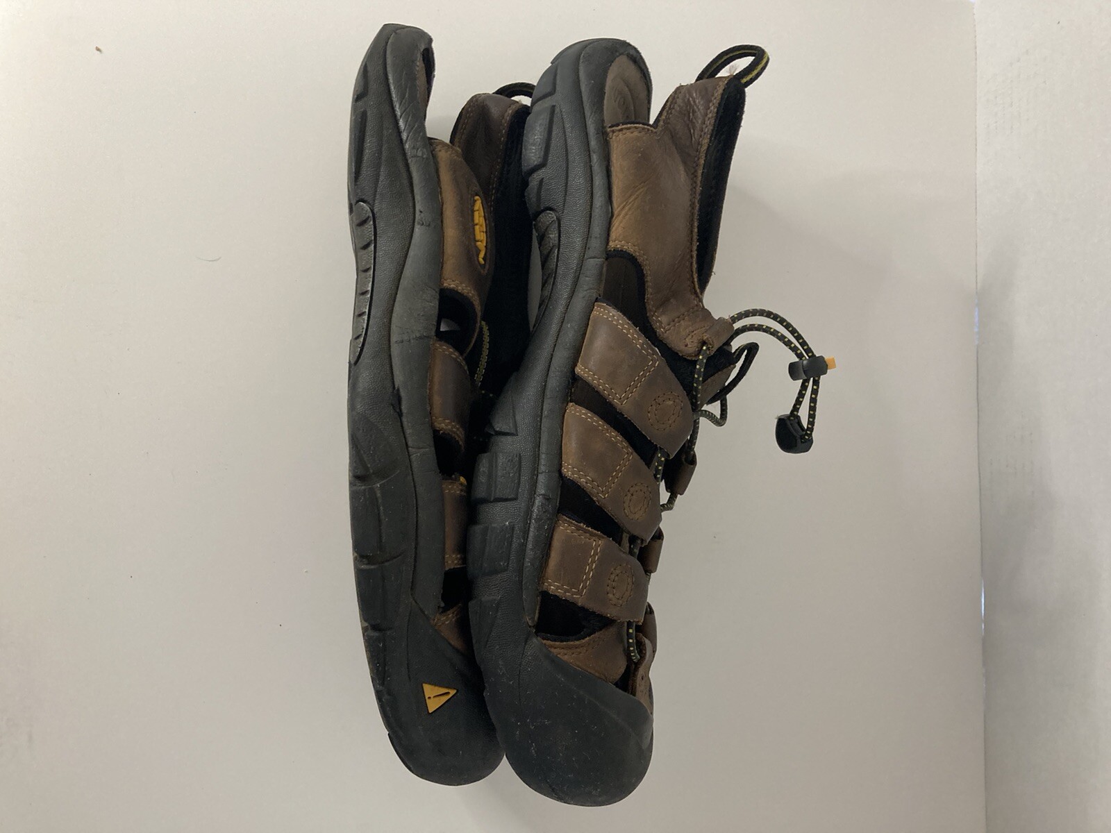 Sandali impermeabili da uomo Newport da trekking Keen taglia 12 in pelle pesca all'aperto