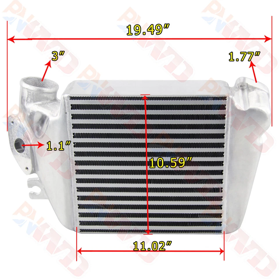 Top Mount Intercooler For 09-2013 Subaru Forester XT/WRX / Legacy GT 21821AA031 Foto 2 de 4