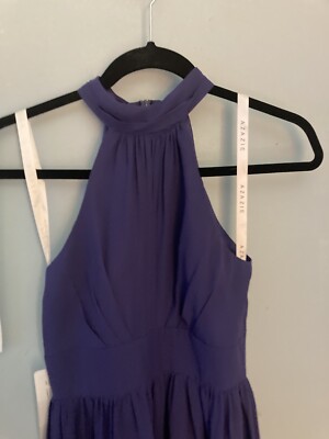Azazie Bridesmaid Dress Style Iman Color Regency Junior Size 12 | eBay