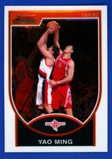 2007/08  Bowman Chrome #11  Yao Ming  Houston Rockets Hall of Famer