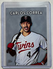 2015 Topps Carlos Correa 2013 Bowman Acrylic Wall Art 4