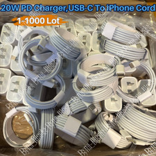 20W USB-C Power Adapter PD Fast Charge Cable ...