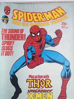 Spider-Man Weekly #574 - Vfn+ Mar 1984 Rare Marvel UK Free P&P And Spidey Pin Up