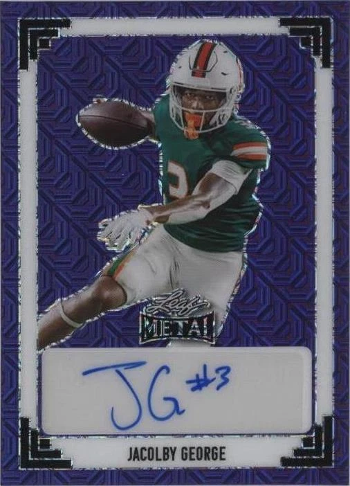 2024 Leaf Metal Jacolby George #91A-JG1
