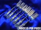 WALLACE LION STERLING SILVER SALAD FORK - EXCELLENT CONDITION