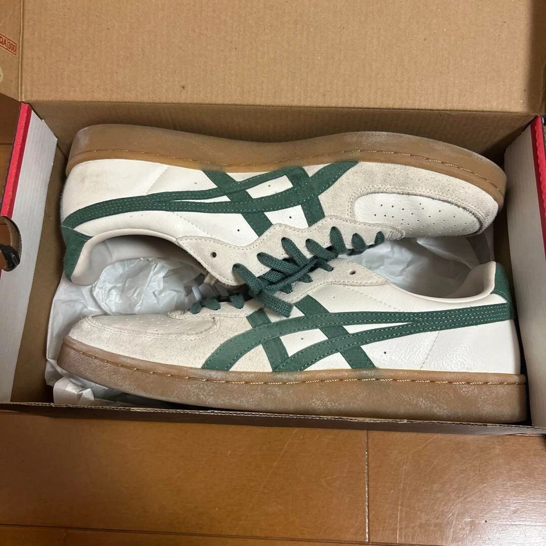 ASICS Scarpe sneaker Onitsuka Tiger GSM 1183A353 128 VERDE CREMA ESCURSIONISMO taglia US 10