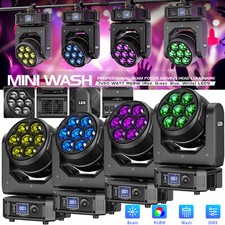 350W RGBW Moving Head Stage Lighting 7LED Wash DMX Beam Bar Disco Party DJ Light