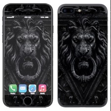 Skin Decal Vinyl Wrap for Apple iPhone 7 PLUS / Gothic Lion door knocker