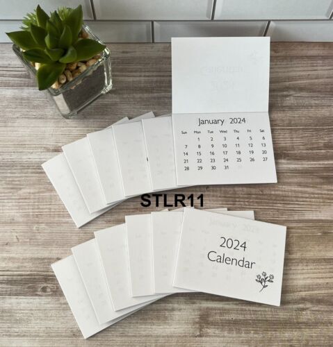 2024-tear-off-mini-calendars-2-1-4-x-3-lot-of-12-craft-calendar