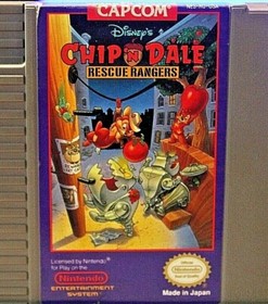 Disney's Chip 'N Dale: Rescue Rangers (Capcom) NES Nintendo Game Cart 1990
