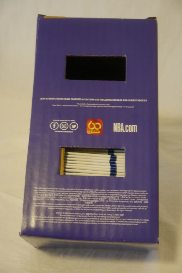 2020-21 NBA Hoops Basketball Display 35 Sealed Packs 5 Cards Per Pack Ja Morant - Image 4 of 4