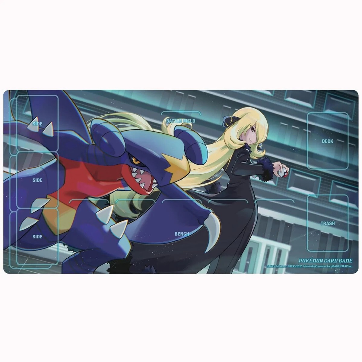Pokemon Card Game Rubber Playmat Cynthia & Garchomp | eBay