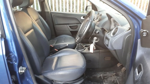 Ford Fiesta mk6 OCEAN BLUE 5 DOOR PETROL BREAKING SPARE side GHIA 5dr 1.6 - Picture 7 of 12