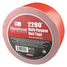 Nashua Duct Tape, Red, 60 yd L, 2-3/4 in W 2280 Nashua 2280 742366011596