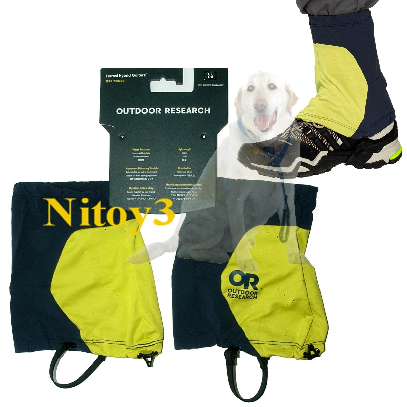 Outdoor Research Ferrosi Hybrid Leg Gaiters-Water Resistant UPF 50+ Unisex L/XL
Opens in a new windo