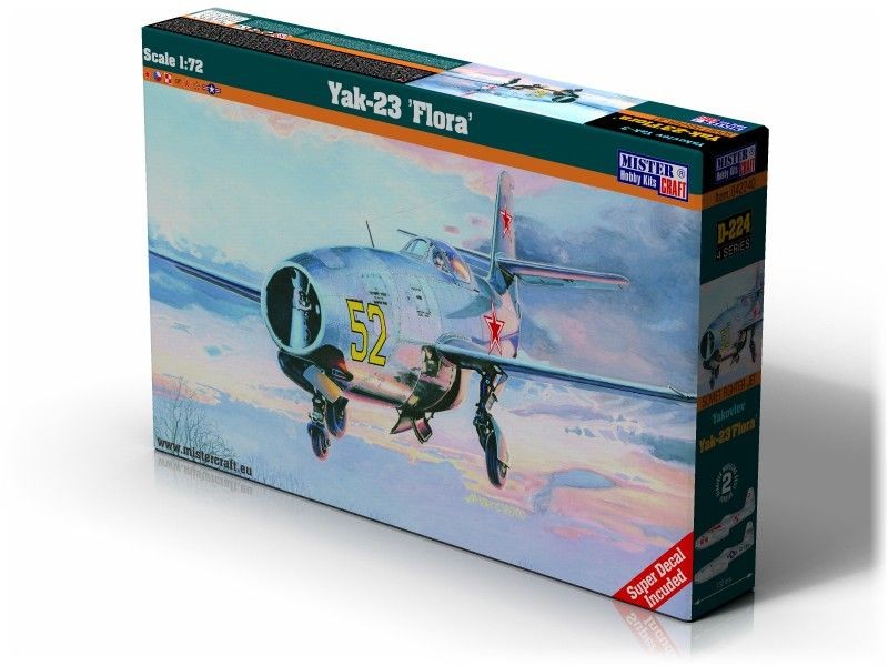 Mistercraft D-224 - 1:72 Yak-23 ""FLORA"" New