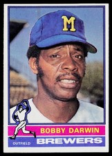 1976 Topps SET-BREAK #63 Bobby Darwin EX or Better, (HUCK'S)
