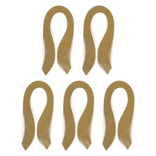 600pcs Quilling Strips Paper 3mm 39cm Origami Paper, Light Brown