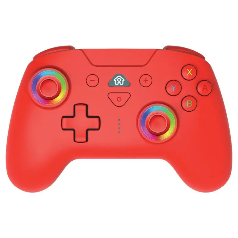 Manette Switch 2 et Switch sans fil LED rouge manette de jeu PC Bluetooth
