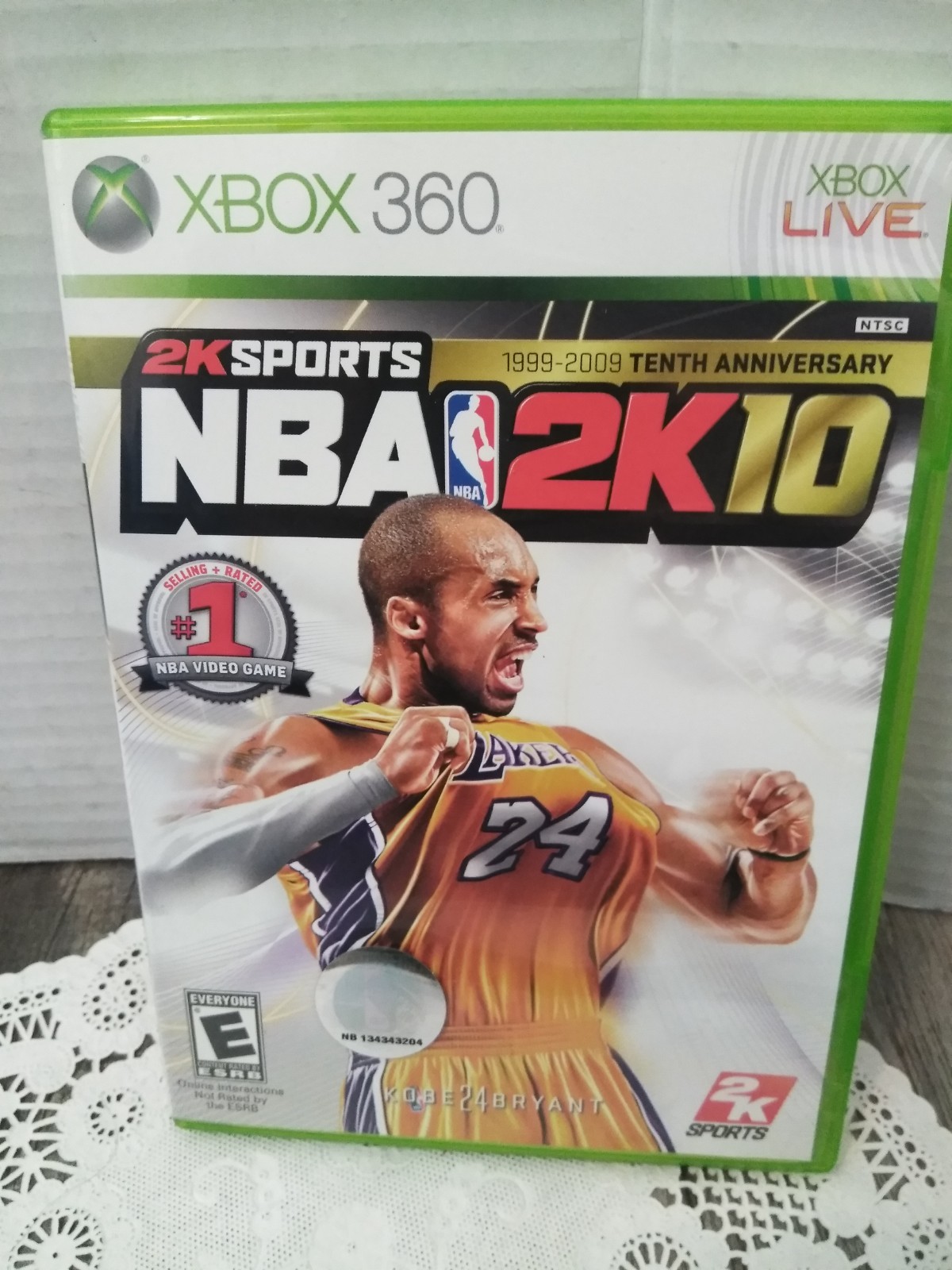 NBA 2K10 Xbox 360 Complete - Excellent Cond