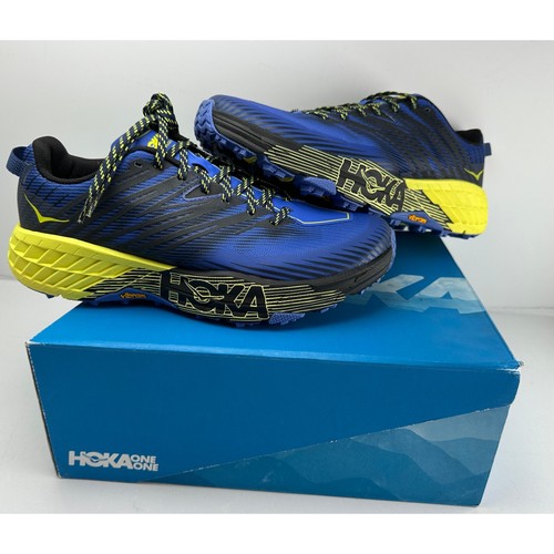 HOKA Men's Speedgoat 4 Shoes Blue 1106525/BIEP Size 9.5 NIB #21s