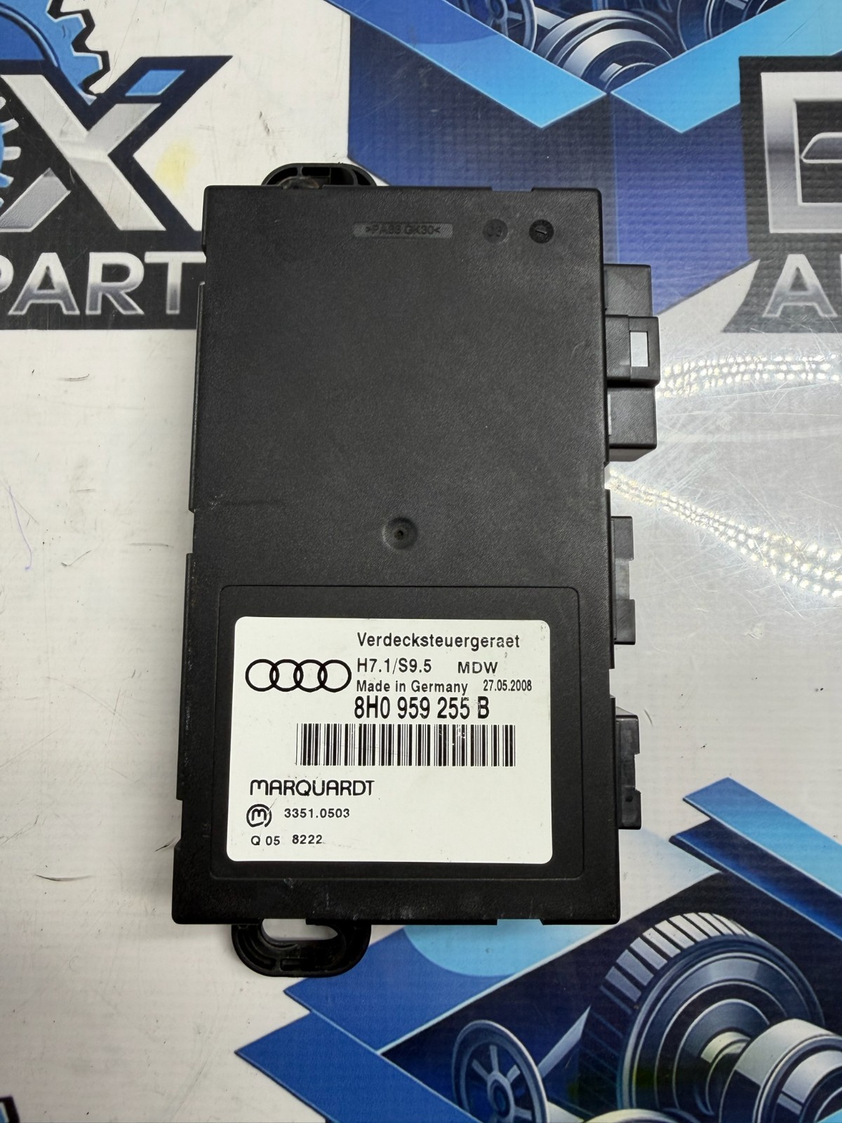 2003-2008 Audi S4 Cabriolet Convertible Top Control Module 8H0959255B OEM