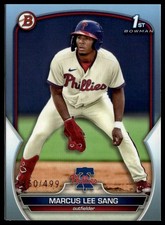 2023 Bowman #BP-126 Marcus Lee Sang Prospects Sky Blue #/499