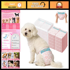 Super Absorbent Disposable Dog Diapers for Small Dogs - 100 Count, Leak-Proof, I