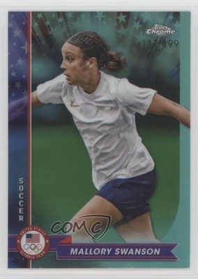 2024 Chrome US Olympic & Paralympic Team and Hopefuls /199 Mallory Swanson ux8