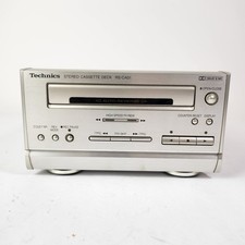 Technics RS-CA01 Stereo Cassette Deck Auto Reverse Dolby B NR Argento